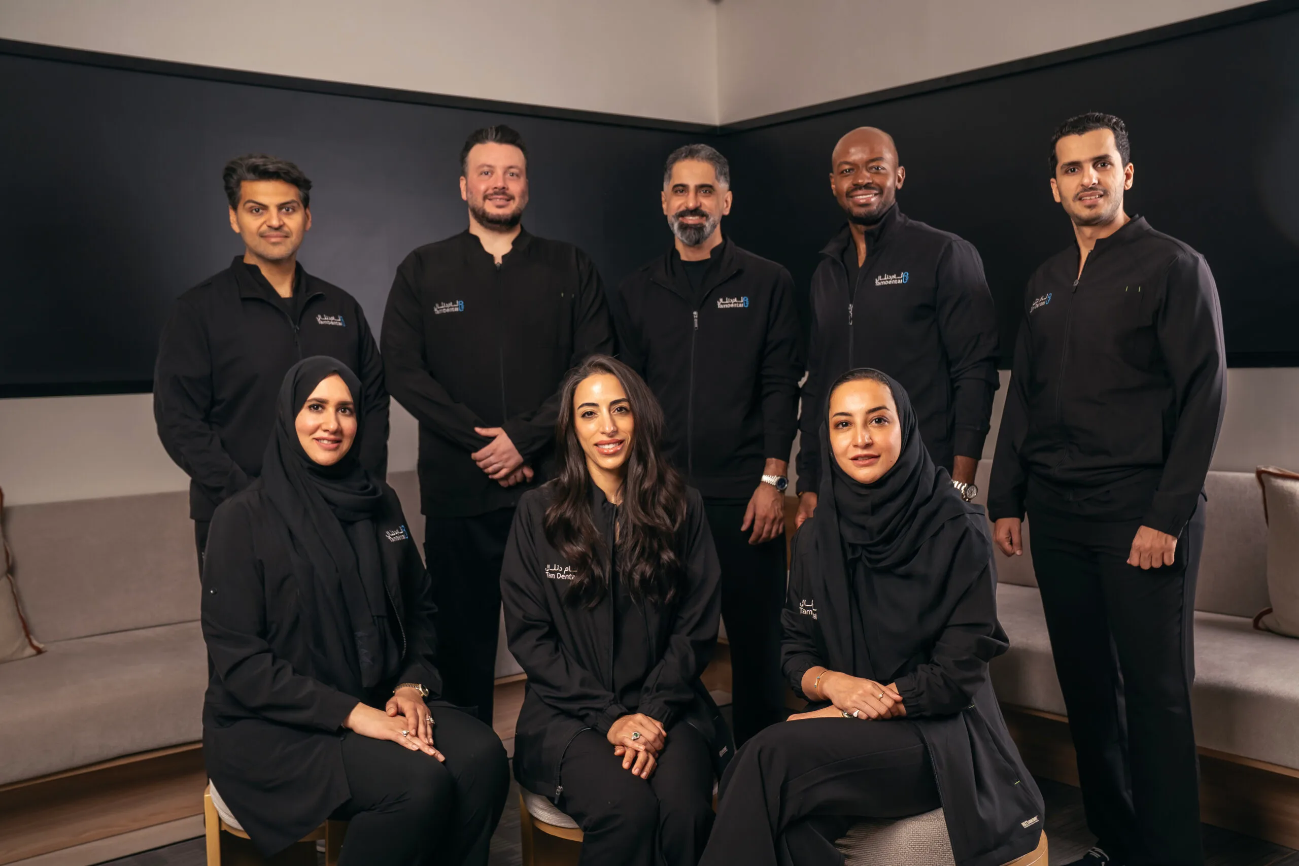 Tam Dental team of doctors at the clinic in Jeddah, Saudi Arabia"